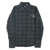 G-STAR Mens Shirt Grey Check Long Sleeve L