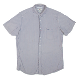 LEE COOPER Mens Shirt Blue Striped M