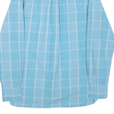 TOMMY HILFIGER Mens Shirt Blue Check Long Sleeve M