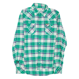 DIESEL Mens Shirt Green Check Long Sleeve M