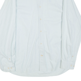 TIMBERLAND Mens Plain Shirt Blue Long Sleeve XL