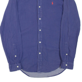 POLO RALPH LAUREN Mens Plain Shirt Purple Long Sleeve XS