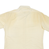 Mens Shirt Yellow Spotted L