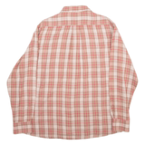 VINCI Mens Shirt Red Check Long Sleeve XL