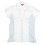 GUESS Los Angeles Womens Plain Shirt Blue L