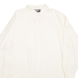 CLUTCH WEAR APPEAL Mens Plain Shirt Yellow Long Sleeve L