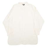 CLUTCH WEAR APPEAL Mens Plain Shirt Yellow Long Sleeve L