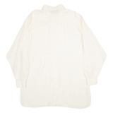 CLUTCH WEAR APPEAL Mens Plain Shirt Yellow Long Sleeve L