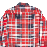 C&A Mens Shirt Red Check Long Sleeve M
