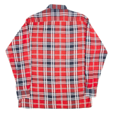 C&A Mens Shirt Red Check Long Sleeve M