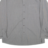 RENATO CAVALLI Classic Top Easy Care Mens Plain Shirt Grey Long Sleeve M