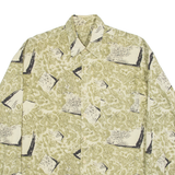 Mens Shirt Green Long Sleeve XL