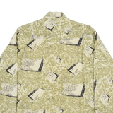 Mens Shirt Green Long Sleeve XL