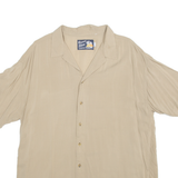 JACK AND JONES Resort Shirt Mens Plain Shirt Brown XL