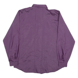 YESSICA Womens Plain Shirt Purple Long Sleeve UK 12