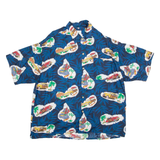 CANDA Mens Shirt Blue XL