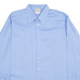 KAUF MI-FER Mens Shirt Black Striped Long Sleeve XL