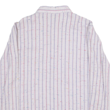 YOUR SIXTH SENSE Womens Shirt Purple Striped Long Sleeve S