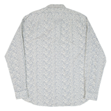 BEN SHERMAN Mens Shirt Beige Floral Long Sleeve L