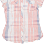 COLUMBIA Womens Shirt Pink Check S