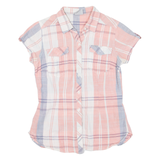 COLUMBIA Womens Shirt Pink Check S
