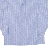 VISAGE Mens Shirt Purple Striped Long Sleeve S