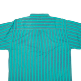 MARCEL SCHEINER Mens Shirt Green Striped M