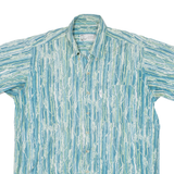 HARA MEXICAN Mens Shirt Green Striped XL