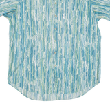 HARA MEXICAN Mens Shirt Green Striped XL