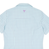 JACK WOLFSKIN Womens Shirt Blue Check S