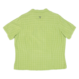 JACK WOLFSKIN Womens Shirt Green Check L