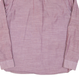 LEVI'S Mens Plain Shirt Maroon Long Sleeve L