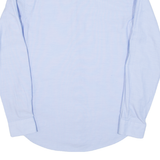 ZARA MAN Slim Fit Mens Plain Shirt Blue Long Sleeve S
