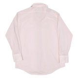 Mens Shirt Pink Crazy Pattern Long Sleeve L