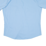 Mens Plain Shirt Blue L