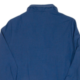 Womens Plain Shirt Blue 3/4 Sleeve S