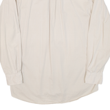 BOSS Mens Plain Shirt Beige Long Sleeve M