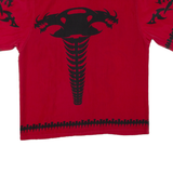 Mens Plain Shirt Red M