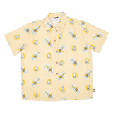 Ginger Beer Mens Shirt Yellow Crazy Pattern L