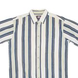 FADED GLORY Mens Shirt Blue Striped M