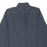 TOMMY HILFIGER New York Fit Mens Shirt Blue Gingham Long Sleeve M