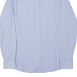 HUGO BOSS Slim Fit Ellsha Mens Shirt Blue Plaid Long Sleeve L