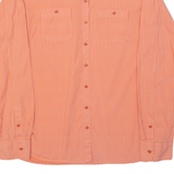 MARC O'POLO Womens Shirt Orange Polka Dot Long Sleeve S