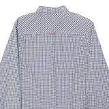 TOMMY HILFIGER Mens Shirt Grey Plaid Long Sleeve S