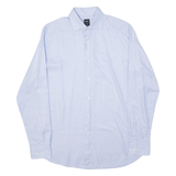 HUGO BOSS Tailored T-Stenson Mens Plain Shirt Blue Long Sleeve L