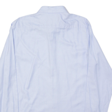 HUGO BOSS Tailored T-Stenson Mens Plain Shirt Blue Long Sleeve L