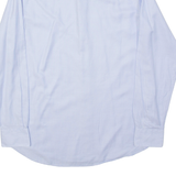 HUGO BOSS Tailored T-Stenson Mens Plain Shirt Blue Long Sleeve L