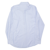 HUGO BOSS Tailored T-Stenson Mens Plain Shirt Blue Long Sleeve L