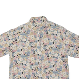 REICHART Womens Shirt Blue Floral L