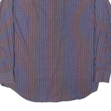 LEE Mens Shirt Blue Plaid Long Sleeve L